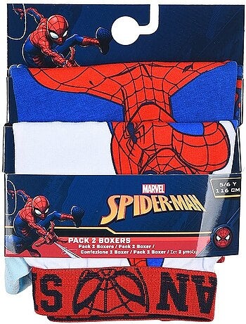 Lot 2 boxers spiderman| licence officielle