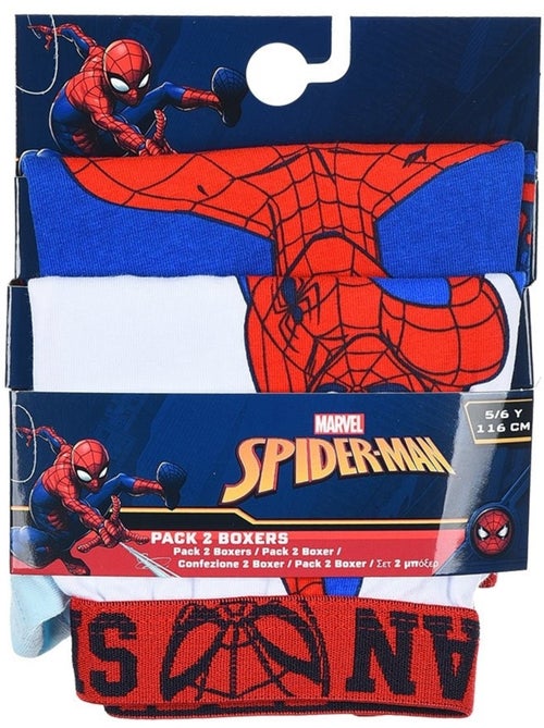 Lot 2 Boxers Spiderman| Licence Officielle - Kiabi