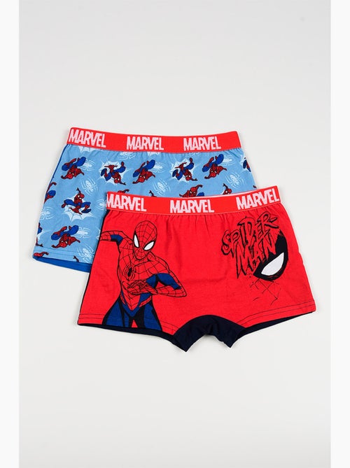 Lot 2 Boxers Spiderman| Licence Officielle - Kiabi