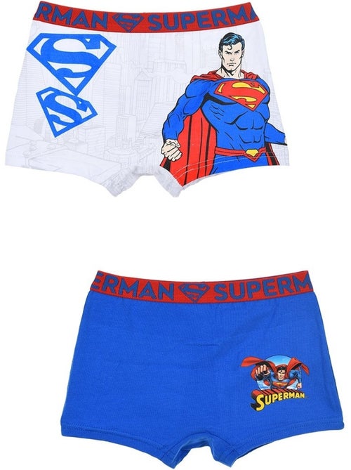 Lot 2 Boxers Superman| Licence Officielle - Kiabi Lot 2 Boxers Superman| Licence Officielle - Kiabi