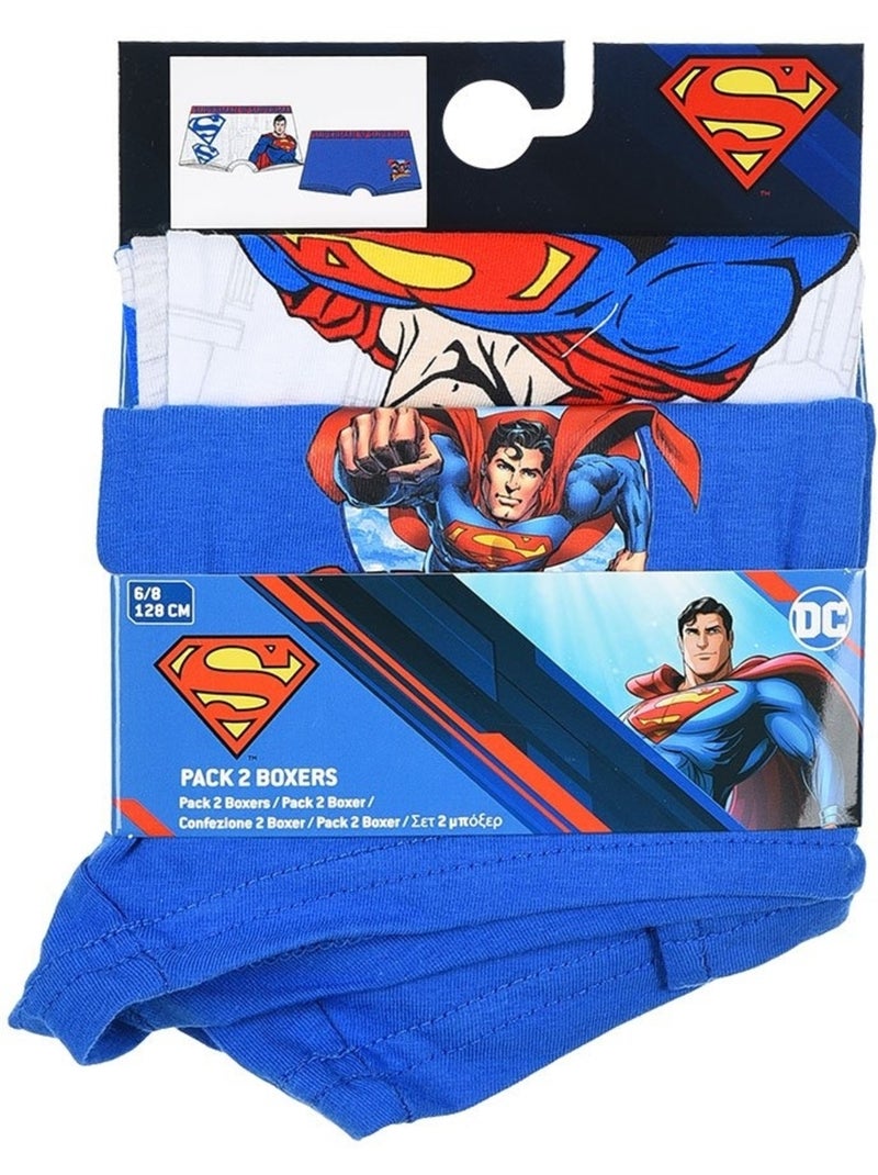 Lot 2 Boxers Superman| Licence Officielle Multicolore - Kiabi
