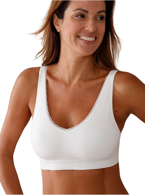 Lot 2 brassières + 1 gratuite dentelle - DAXON - Kiabi