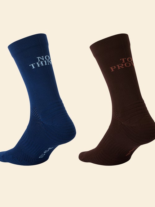 Lot 2 chaussettes avec inscription - (ekstract) - Kiabi Lot 2 chaussettes avec inscription - (ekstract) - Kiabi