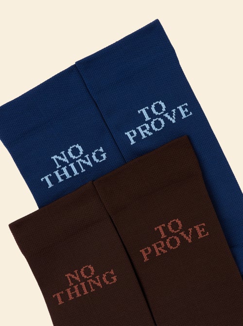 Lot 2 chaussettes avec inscription - (ekstract) - Kiabi Lot 2 chaussettes avec inscription - (ekstract) - Kiabi