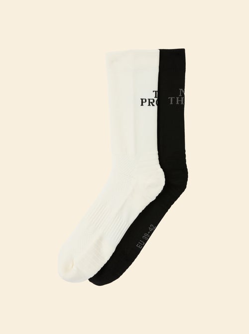 Lot 2 chaussettes avec inscription - (ekstract) - Kiabi