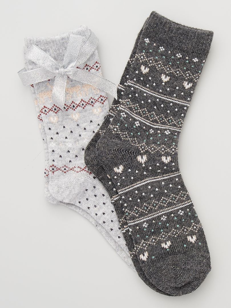 Lot De 4 Collants Leggings Coton Pour Fille - Maille Jacquard Avec Nœud Papillon - Respirant Printemps/Été - Taille 0-12 Ans