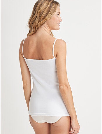 Lot 2 chemises de corps fines bretelles - DAXON