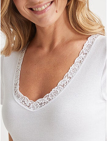 Lot 2 chemises de corps manches courtes - DAXON