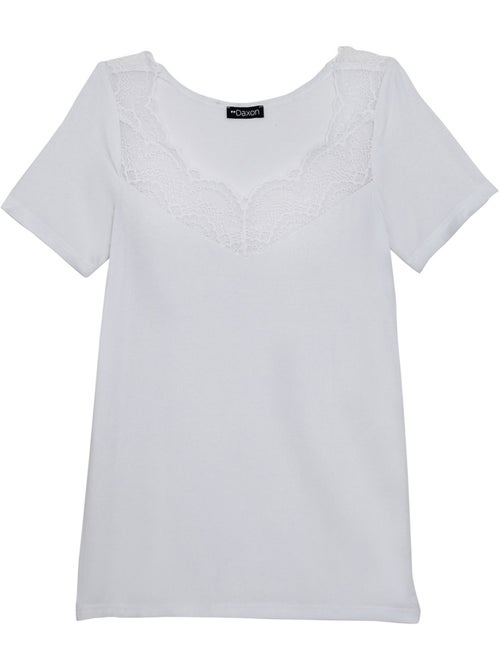 Lot 2 chemises de corps manches courtes - DAXON - Kiabi