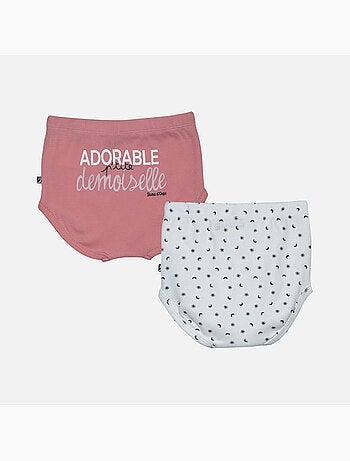 LOT 2 CULOTTES FILLE FONTAN