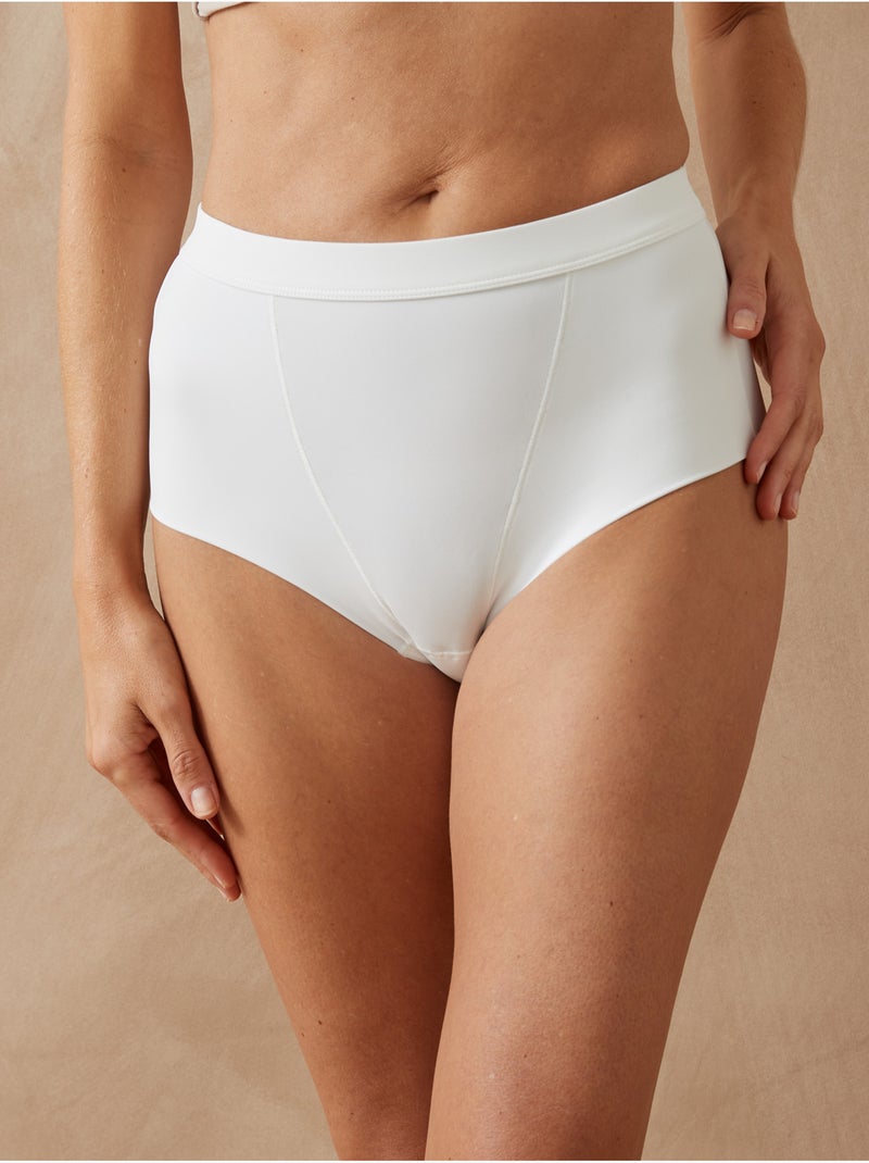 Lot 2 culottes gainantes fond éponge - DAXON Blanc Blanc - Kiabi