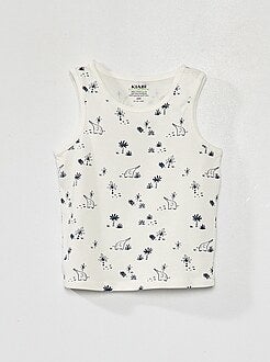 Débardeur T-shirt Ninati - Taille Large - Gris - Excell état - Occasion
