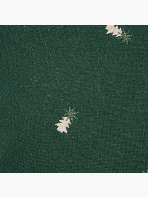 Lot 2 housses de coussin noël sapins, fil doré, coton - gamusi. - Kiabi Lot 2 housses de coussin noël sapins, fil doré, coton - gamusi. - Kiabi