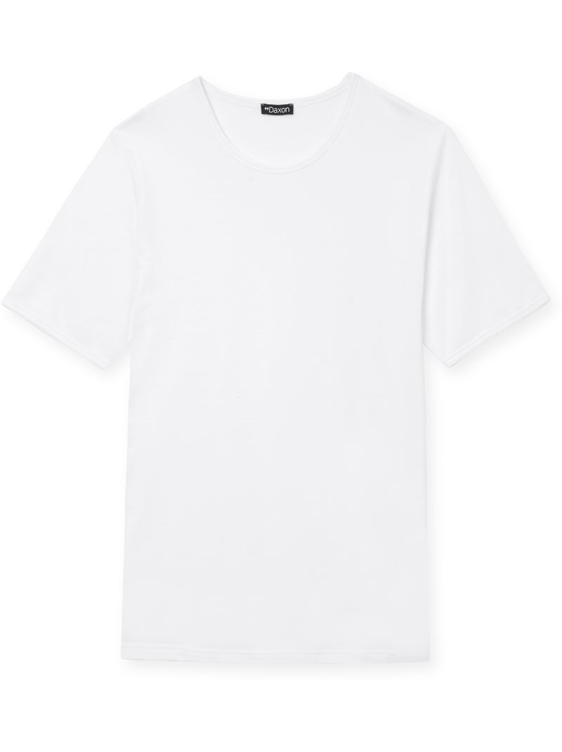 Lot 2 maillots de corps chauds col rond - DAXON Blanc Blanc - Kiabi