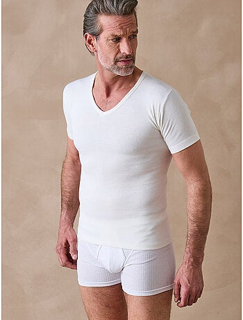 Lot 2 maillots de corps double face - DAXON