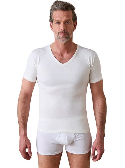 Lot 2 maillots de corps double face - DAXON - Kiabi