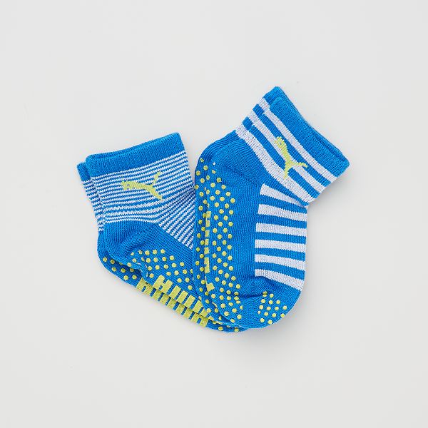 Lot 2 Paires De Chaussettes Antiderapantes Puma Bebe Garcon Bleu Kiabi 5 00