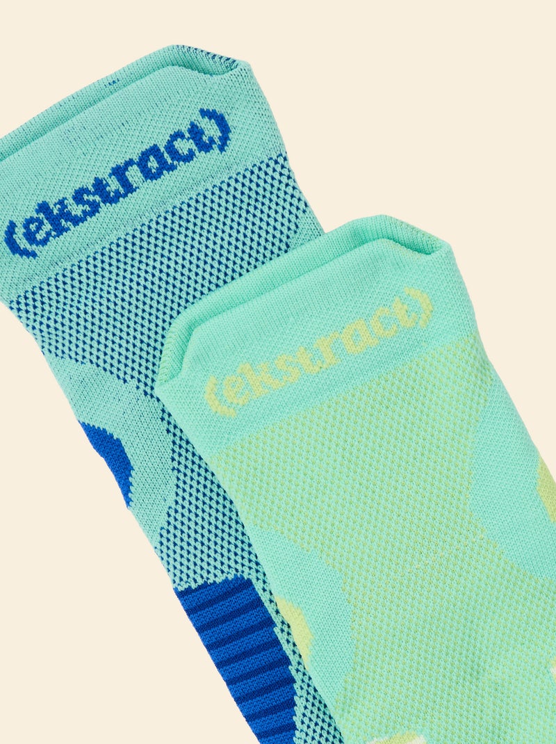 Lot 2 paires de chaussettes compressives - (ekstract) Jaune - Kiabi