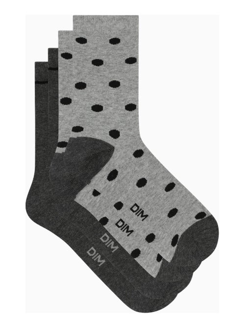 Lot 2 paires de Chaussettes Coton Style - Kiabi