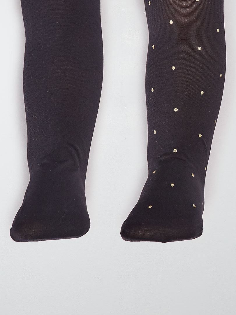Lot De 2 Collants De Sport Garçon Boys In Motion - Noir/gris, Taille L (grand)