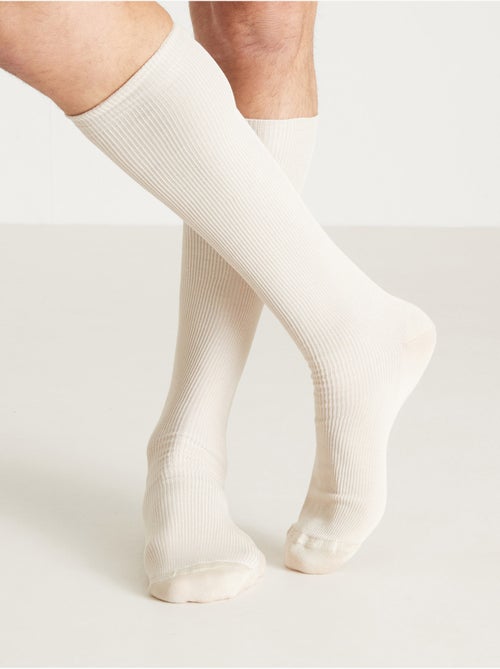 Lot 2 paires de mi-bas pieds sensibles - DAXON - Kiabi