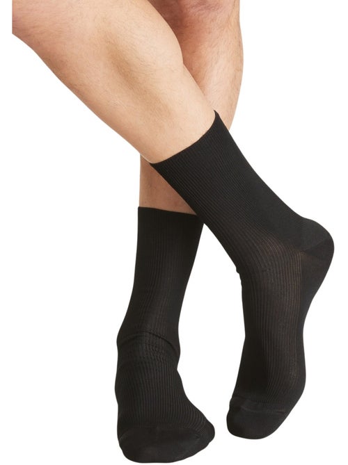 Lot 2 paires de mi-bas pieds sensibles - DAXON - Kiabi