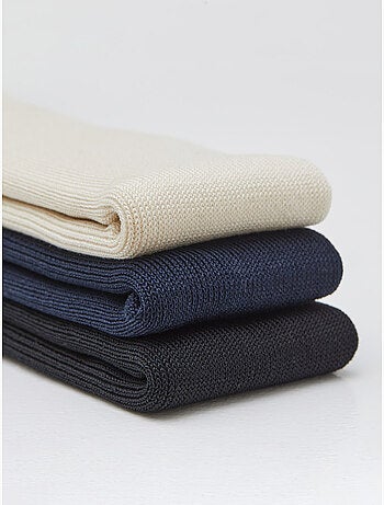 Lot 2 paires de mi-bas pieds sensibles