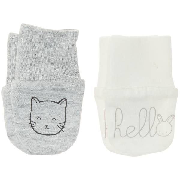 Lot 2 Paires De Moufles Eco Conception Bebe Garcon Rose Pale Kiabi 3 00