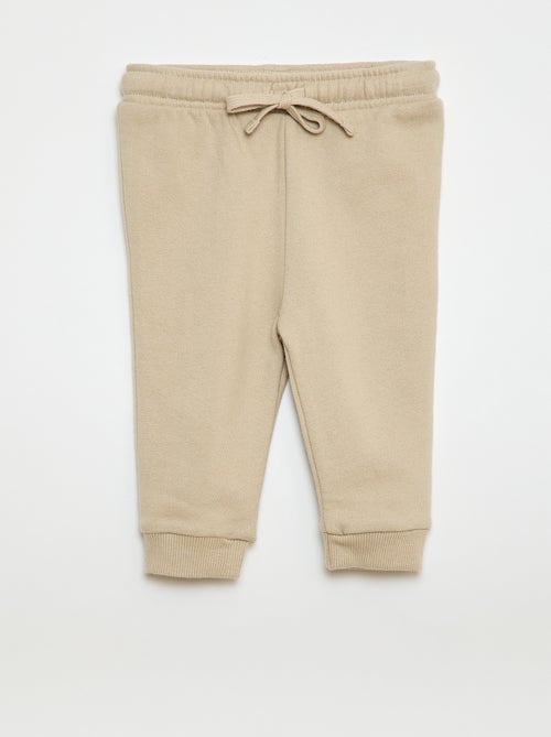 Lot 2 pantalons jogging en french terry - Kiabi