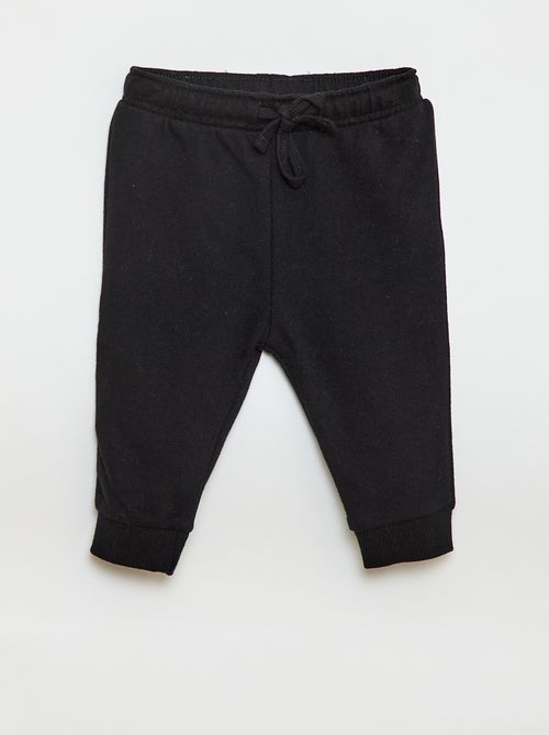 Lot 2 pantalons jogging en french terry - Kiabi