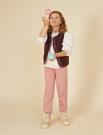 Lot 2 pantalons joggings en molleton