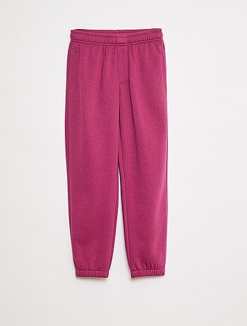 Lot 2 pantalons joggings en molleton
