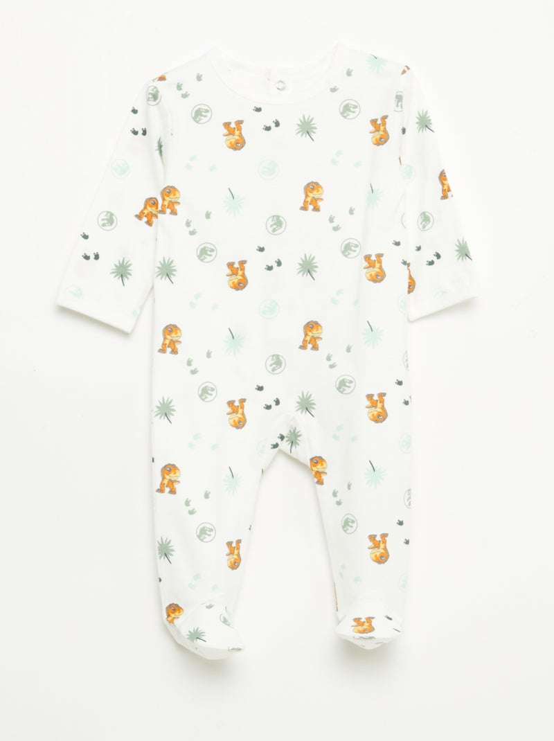 Lot 2 pyjamas 'Jurassic World' Vert - Kiabi