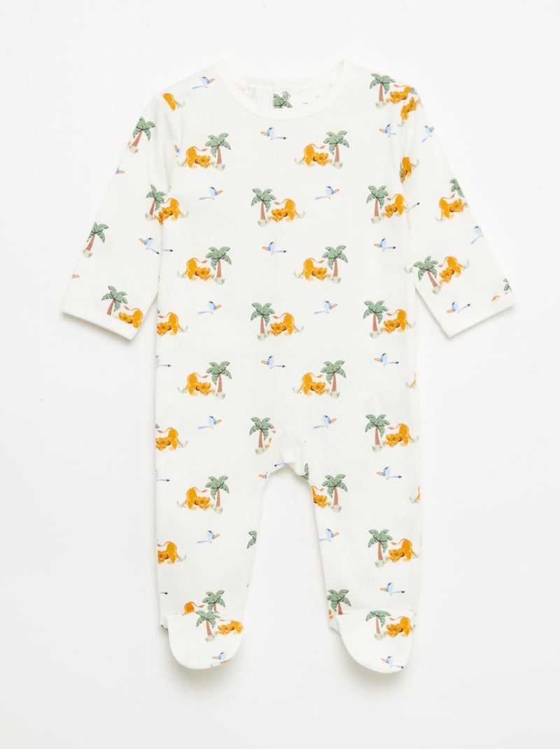 Lot 2 pyjamas 'Simba' Beige - Kiabi