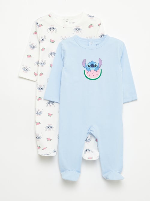 Lot 2 pyjamas 'Stitch' - Kiabi