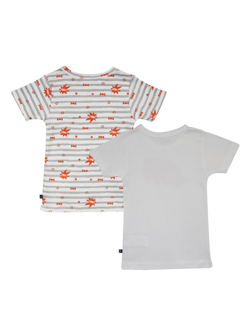 LOT 2 T-SHIRTS MAILLOTS DE CORPS FURIANI Blanc - Kiabi