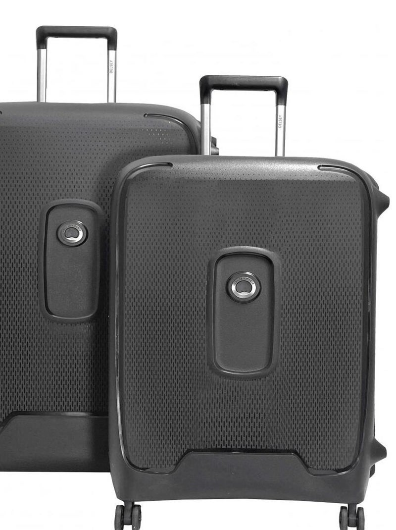 Lot 2 valises rigides Montcenis 69cm et 82cm TSA Noir - Kiabi