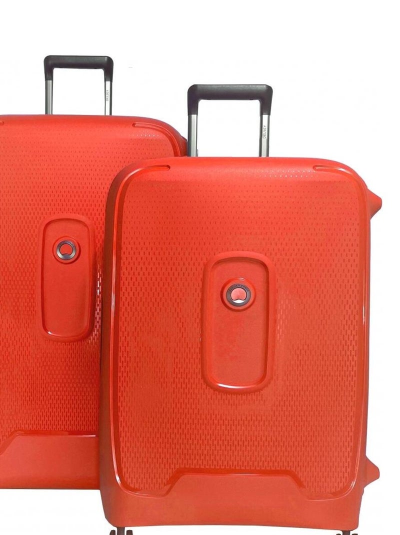 Lot 2 valises rigides Montcenis 69cm et 82cm TSA Orange - Kiabi