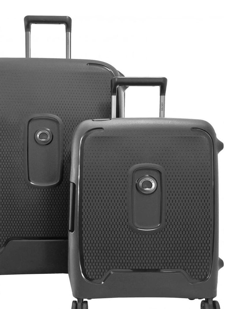 Lot 2 valises rigides Montcenis cabine 55cm et soute 76cm Noir - Kiabi