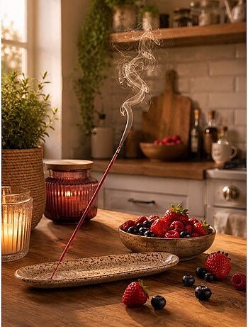 Lot 20 Batons d'encens fruit rouge