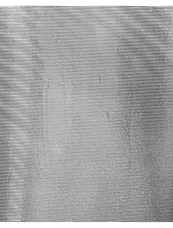 Lot 2x Adhésif décoratif pour meuble Metallique - 150 x 45 cm - Effet tole