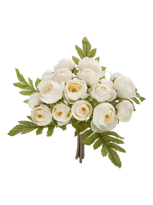 Lot 2x Bouquet artificiel de 18 Camélia - H. 30 cm - Kiabi