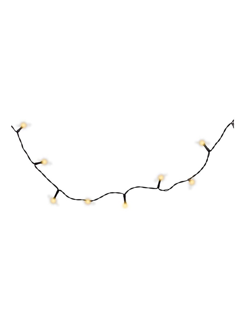 Lot 2x Guirlande extérieure de Noël à piles LED Blanc - Kiabi