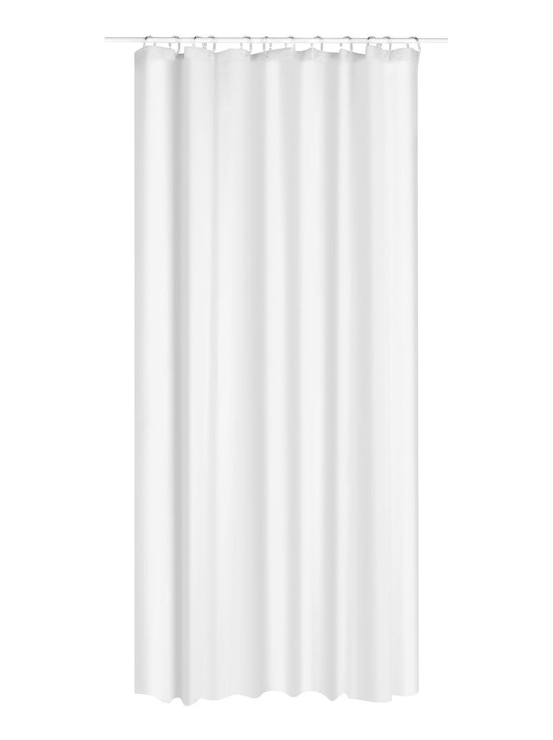 Lot 2x Rideau de douche Eva - 180 x 200 cm Blanc - Kiabi