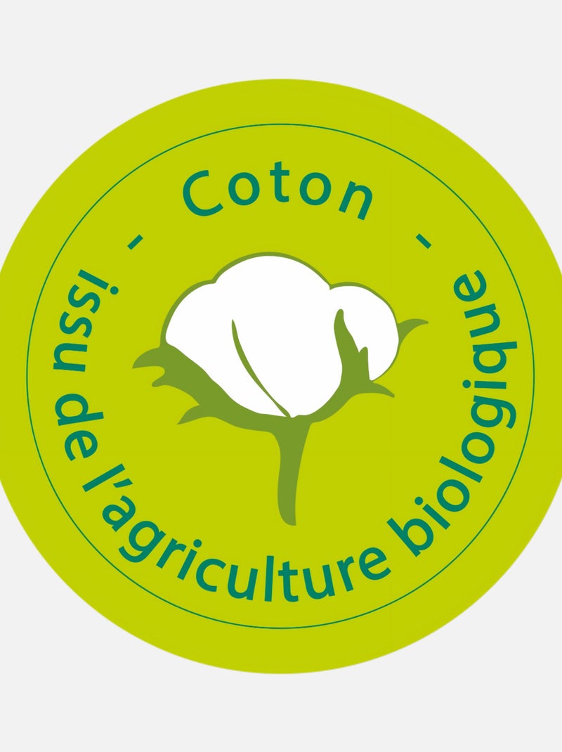 LOT 3 BODIES BEBE FIRMANIO COTON BIO Bleu - Kiabi