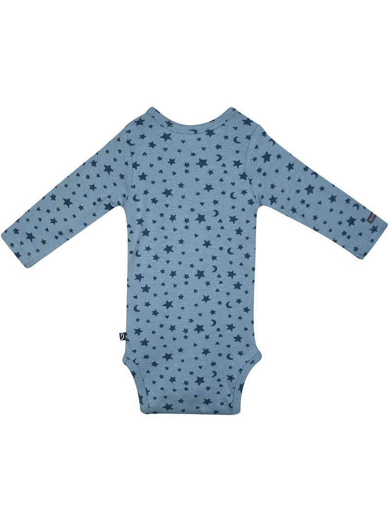 Lot 3 bodies Rudolf print phosphorescent Bleu - Kiabi
