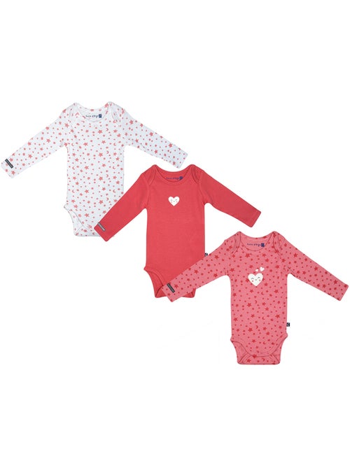 Lot 3 bodies Rudolf print phosphorescent - Kiabi