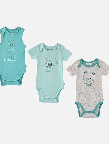 LOT 3 BODY COTON BIO EITAN