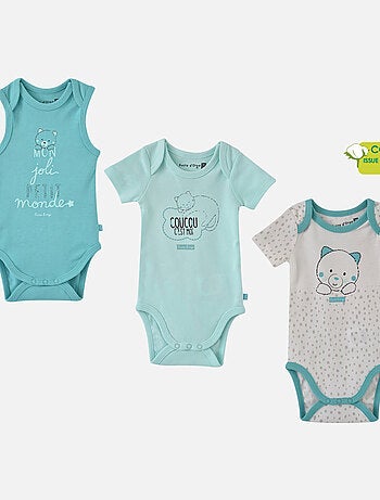 LOT 3 BODY COTON BIO EITAN