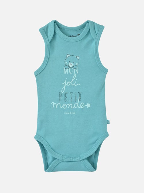 LOT 3 BODY COTON BIO EITAN - Kiabi